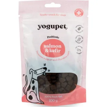 Pamlsek pro psa Yogupet Snack pro psy – s lososem a kefírem 100 g