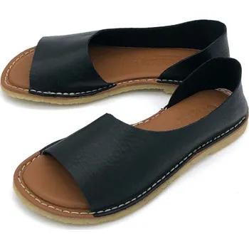 Dámské pantofle Dámské kožené pantofle 7155 bomber Chacal černá Barva: negro, Velikost: 39