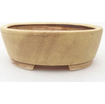 Květináč Keramická bonsai miska 9,5 x 8,5 x 3,5 cm zelená 149813