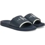 Nazouváky Calvin Klein Jeans Slide Rubber Neoprene Monologo YM0YM00361 Tmavomodrá 40