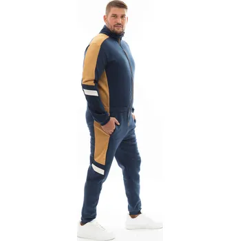 Pánský overall Dendy Pánský overal teplákový dlouhý Modro bílý Velikost: XXL