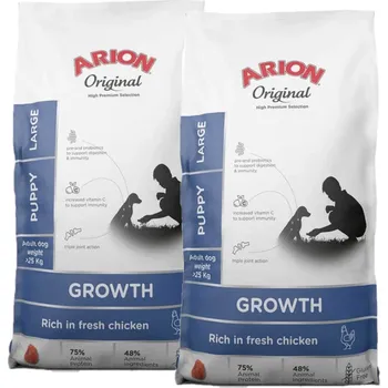 Krmivo pro psa ARION Original Growth Chicken Puppy Large 2x12kg
