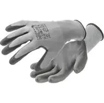 HOEGERT HUNTE rukavice potažené polyuretanem šedá/černá (12 párů/balení) 8