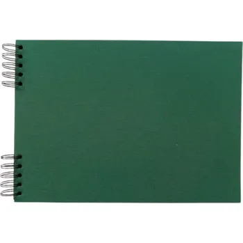 Fotoalbum Scrap delux Album Delux khaki A5 ležící černé listy