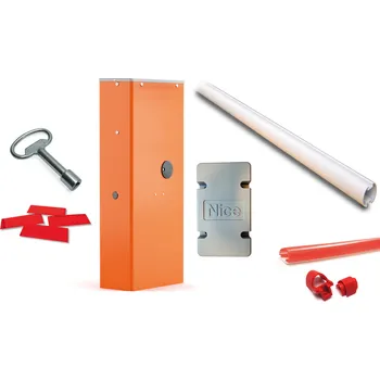 Pohon brány NICE S.p.A. Sada zálohovatelné dopravní závory WIDE pro kontrolu a řízení přístupu do 5 m, 200 cyklů/hod