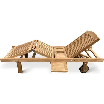 Zahradní lehátko Vikio Zahradní polohovací lehátko T140 teak