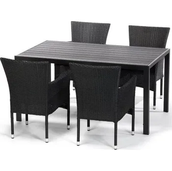 Zahradní sestava Vikio Zahradní jídelní set pro 4 osoby DT257 antracit za akční cenu
