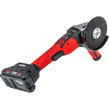 úhlová bruska RED TECHNIC RTSZK0140 AKU úhlová bruska 125 mm + 2 baterie 2 Ah