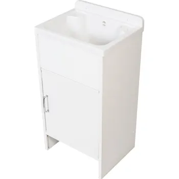 Koupelnový nábytek Gamma Gamma, skříňka pod výlevku MANTA MINI 77,2x33,8x41 cm, bílá, GMA-SZPCV