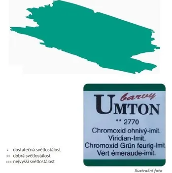 Speciální výtvarná barva Akvarelová barva 2,6ml - Chromoxid ohnivý imitace/ 2