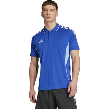 Bavlněné triko s límečkem Adidas Polo TIRO 25 COMPETITION sv.modré Velikost: M