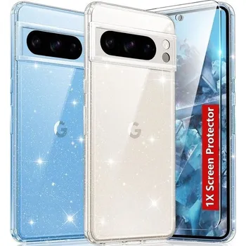 Pouzdro na mobilní telefon Pouzdro FNTCASE pro Google Pixel 8 Pro: Pouzdro na telefon s ochranou proti pádu proti žloutnutí