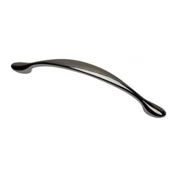 Nábytkové kování GTV Úchytka slitinová CAMAIO C=128 mm černá chrom