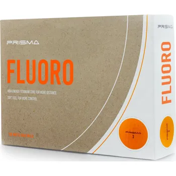 Golfový míček Masters Prisma Fluoro Matt TI Golf Balls, Fire Orange