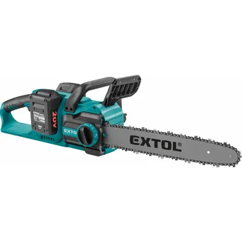 Píla reťazová Share20V, 2x 4Ah, čepeľ 300mm, bezuhlíkový motor, EXTOL INDUSTRIAL