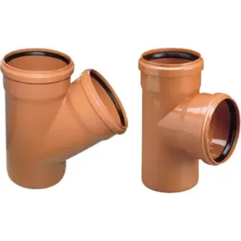 Kanalizační potrubí Wavin Odbočka KG PVC-U Průměr: DN 110/110, Úhel: 45°