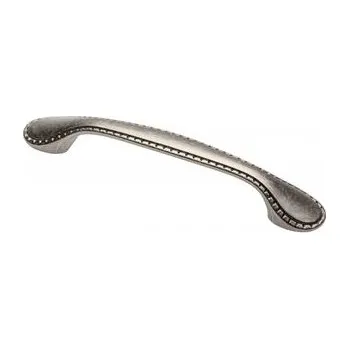 Nábytkové kování GTV Úchytka slitinová PALERMO C=128 mm, antické stříbro