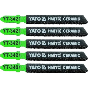 Pilový plátek Listy pro přímočarou pilu, úchyt EU (BOSCH) , délka 75mm , na keramiku, HM, Yato