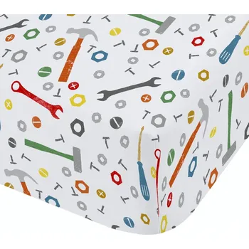 Prostěradlo Napínací dětské prostěradlo do postýlky 70x140 cm Digger Dreams – Catherine Lansfield ID_1747520