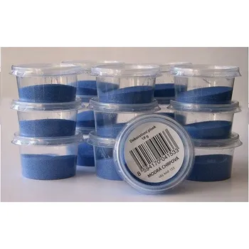 Dekorativní písek 18g modrá chrpová