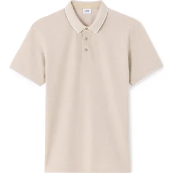 Pánské tričko Celio Polo tričko Leoxy - Pánské Celio krémová 3278973