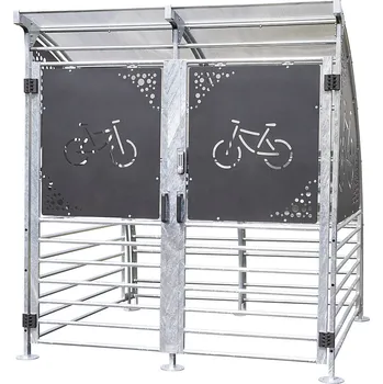 stojan na kolo Uzamykatelný přístřešek pro jízdní kola Mottez