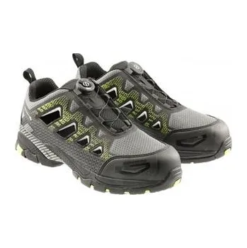 Pracovní obuv HOEGERT PAGLAU ochranné sandály LACE SYSTEM S1PS SR FO černá/zelená 43