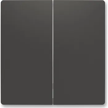 vypínač a zásuvka Kryt dělený pro smart switch ABB Zoni 6221T-A01010 237 matná černá