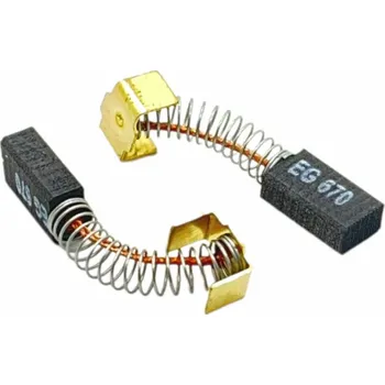 Uhlíky Protool 2ks, 5 x 8 x 15 mm, 627003, uhlíky do elektromotorů