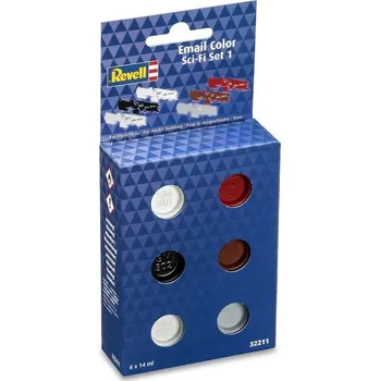 Modelářská barva Revell Revell sada emailových barev - Sci-Fi Set 1 (6x14ml)