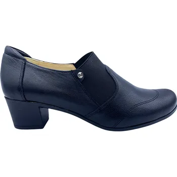 Dámské lodičky Dámská mokasína na podpatku Barton 2583 černá Velikost: 39 (EU)