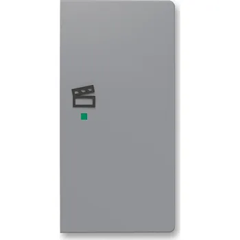 Kryt 2násobný pravý, symbol "scény" ABB Zoni 6220T-A02203 241 šedá