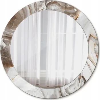 Zrcadlo Zrcadlo do Koupelny v Rámu Světlý mramor 70cm