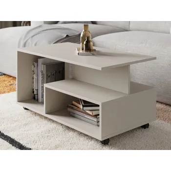 Konferenční stolek Konferenční stolek na kolečkách Astor, béžová kašmír