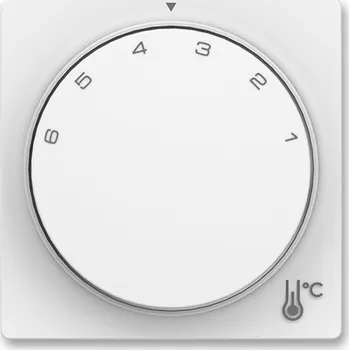 vypínač Kryt termostatu s otočným ovladačem ABB Zoni 3292T-A00300 240 matná bílá