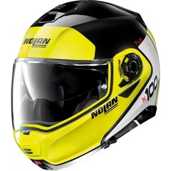 Helma na motorku Moto helma Nolan N100-5 Plus Distinctive N-Com Glossy Black 28 M