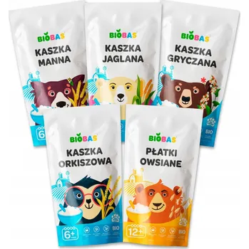 Jáhlová, Pohanková, Krupicová kaše + Ovesné Vločky / BioBas