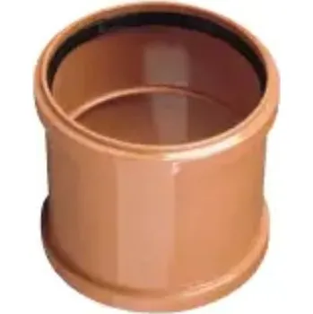 Kanalizační potrubí Wavin Spojka dvouhrdlá KG PVC-U Průměr: DN 110