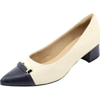 Dámské lodičky Dámské lodičky PICCADILLY 739065-12 off white/navy Velikost: 40