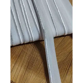 Textilie Lemovací pruženka / ramínková šíře 11 mm s výpustkem barva bílá