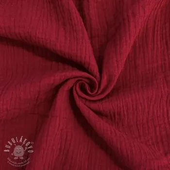 Dvojitá gázovina/mušelín red ORGANIC