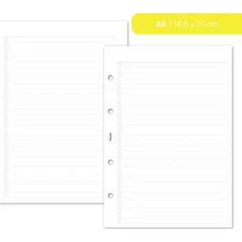 Náplň do diáře Fleppi Náplň do diáře - to do listy Vyberte velikost náplně: A5 - 4 dírky