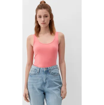 Dámské tričko Dámské tílko s.Oliver korálové - S