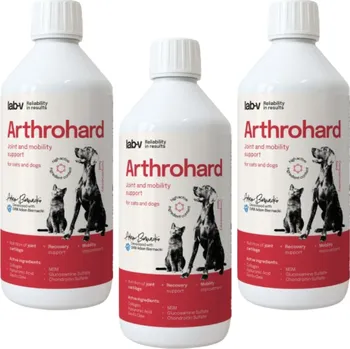 LAB-V Arthrohard 3x500ml Přípravek na podporu kloubů pro psy a kočky