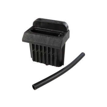 brána LOCINOX ® LOCINOX® CGS stredový spodný doraz s odtokom vody pre rígeľ SUBY, pre dvojkrídlové brány, na zabetónovanie