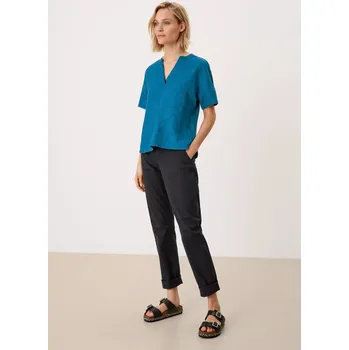 Dámská halenka Dámská halenka s krátkým rukávem s.Oliver modrá - S