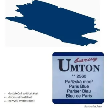 Speciální výtvarná barva Akvarelová barva 2,6ml - Pařížská modř/ 1