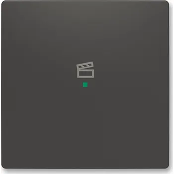 Kryt 1násobný, symbol "scény" ABB Zoni 6220T-A01003 237 matná černá