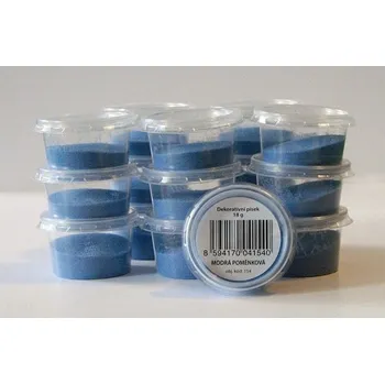 Dekorativní písek 18g modrá pomněnka