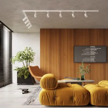 Make Your Light Stropní svítidlo, 9 bodů, 3fázový kolejnicový systém, TORN 85,5W LED 3000K